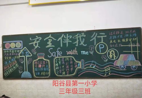 学生安全主题黑板报 安全主题黑板报图片大全