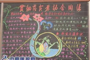 服装岗位职责黑板报 黑板报图片素材