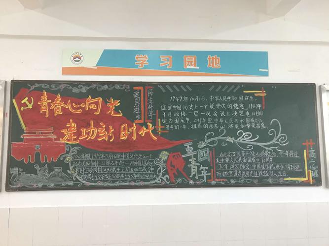 书香团支部经典在我心黑板报 书香校园黑板报图片素材