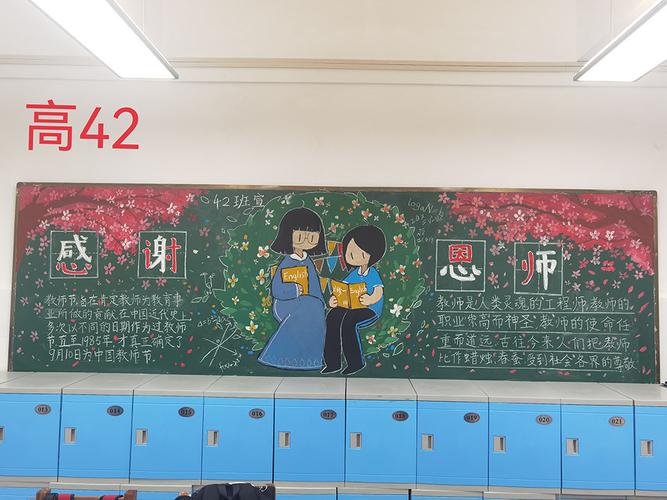 关于教师节高一黑板报 关于教师节的黑板报图片大全