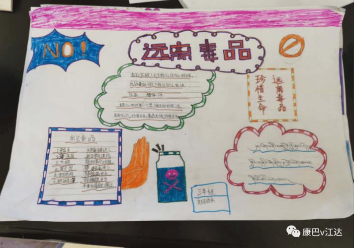 小学六年级毒品手抄报 小学六年级手抄报