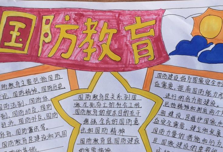 国防主义教育手抄报 国防教育手抄报