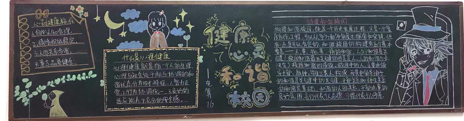 健康校园美丽新黑板报 健康黑板报图片大全