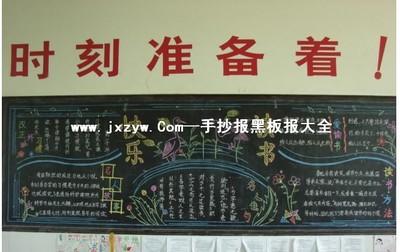 快乐主题黑板报 主题黑板报图片素材