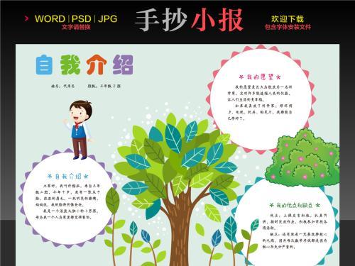 小朋友自我介绍黑板报 黑板报图片素材