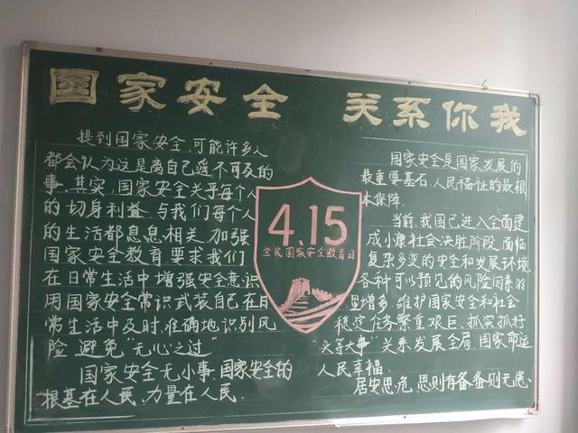 全民安全黑板报 安全的黑板报图片素材