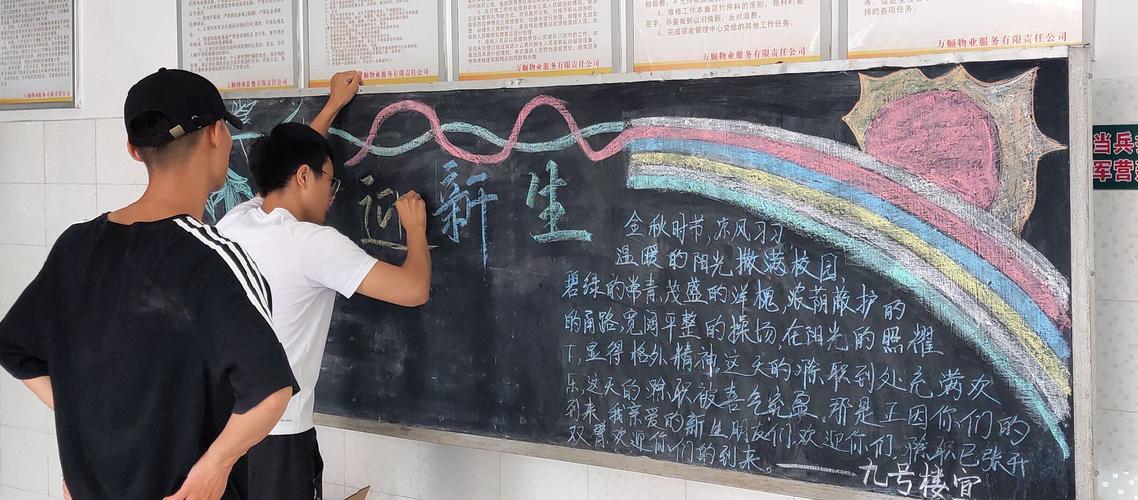 纳新学生会黑板报 学生黑板报图片大全