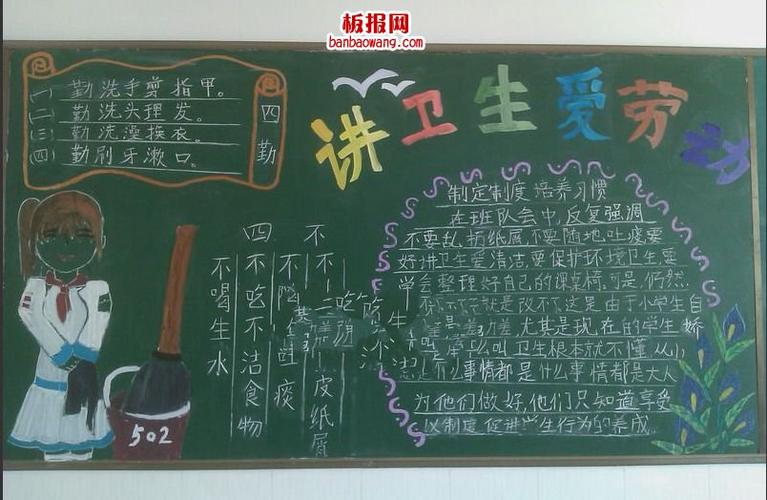 爱卫生黑板报 卫生黑板报图片大全