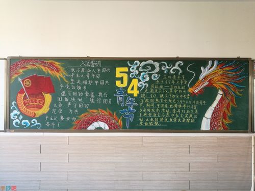 关于百年五四创意黑板报 创意黑板报图片大全