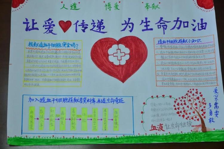 用爱心传递为生命加油的手抄报 爱心手抄报