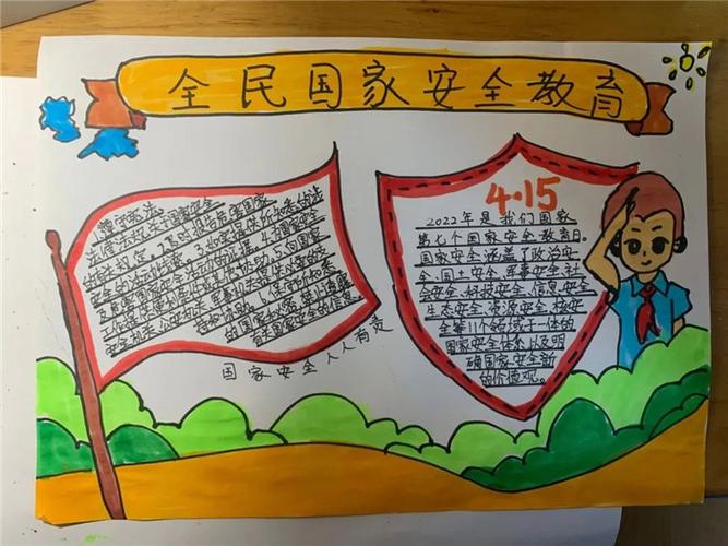 国家安全教育学生手抄报 国家安全手抄报