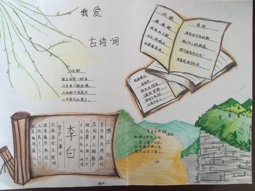 6年级语文古诗手抄报 语文古诗手抄报