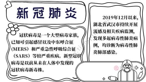 认识新冠肺炎手抄报 认识大自然手抄报