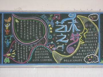 关于艺术鉴赏的手抄报 艺术节手抄报