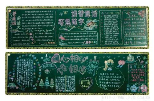 护理专业语言文字黑板报 黑板报图片素材
