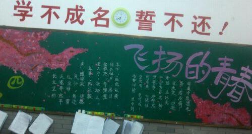 年少芳华心路起航黑板报 黑板报图片大全