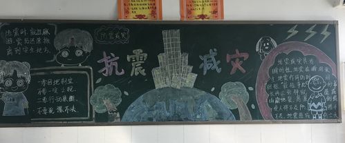 有关地震知识的黑板报 黑板报图片大全