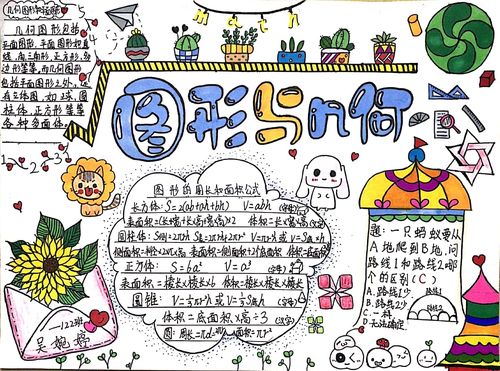 平面图形知识点六年级手抄报 六年级手抄报