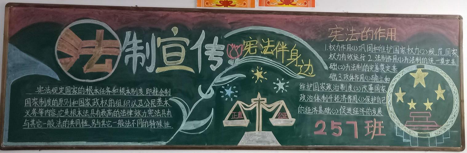 法治黑板报 法制黑板报主题内容