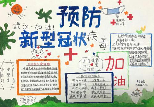 低年级冠状病毒手抄报 四年级手抄报