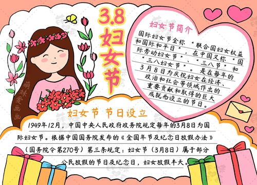 我心目中的三八妇女节手抄报 妇女节的手抄报
