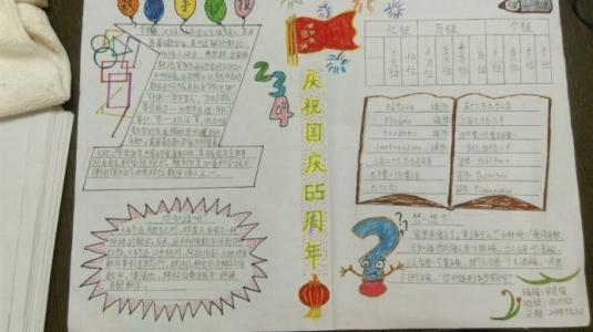 数学国庆三年级手抄报 数学国庆节手抄报