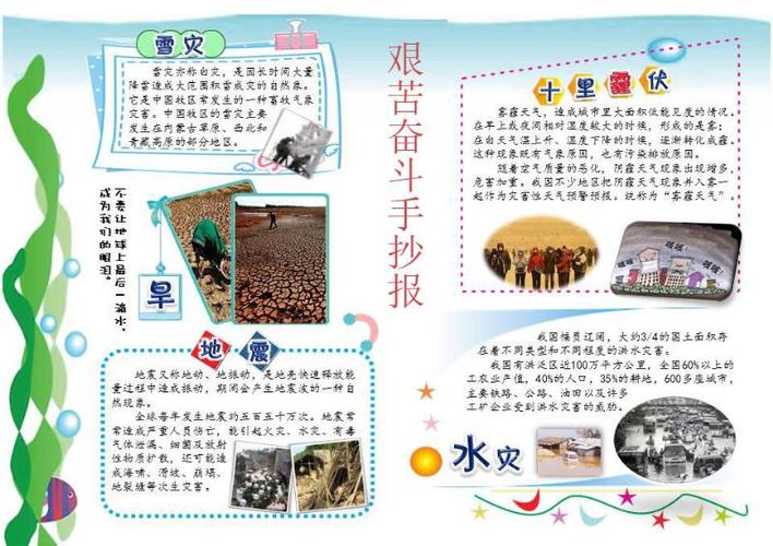 提倡艰苦朴素手抄报 手抄报版面设计图