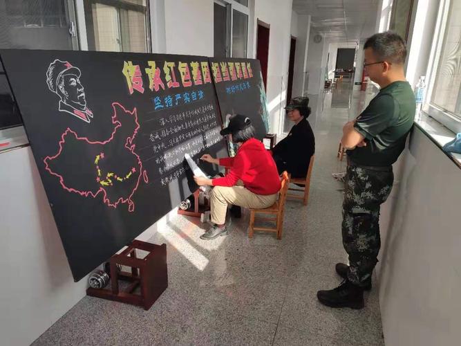 武警特战图片黑板报 黑板报图片素材