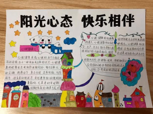 快乐心态快乐同行手抄报 快乐手抄报