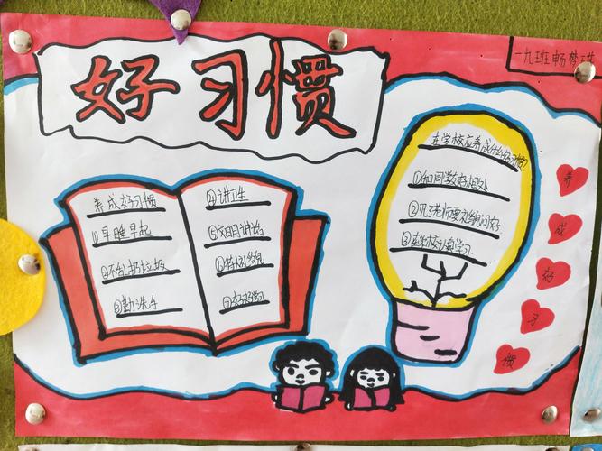 21天养成一个好习惯的手抄报 好习惯的手抄报