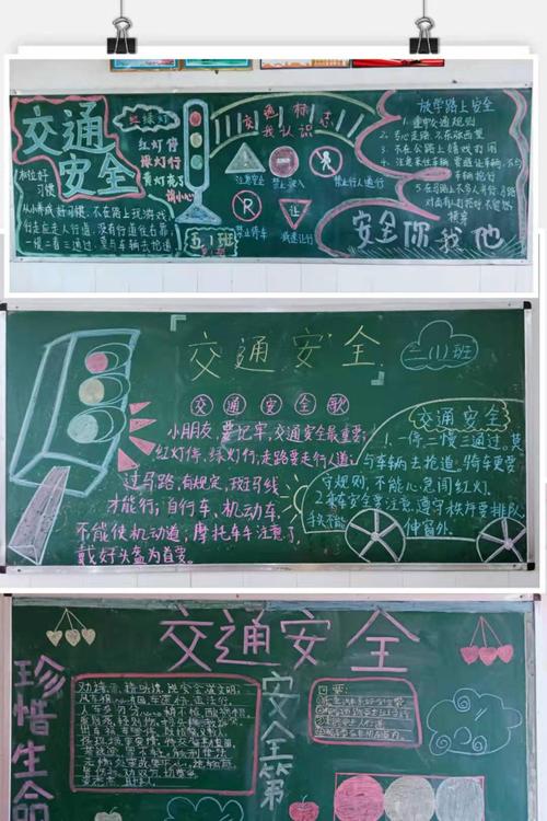 112交通安全黑板报 交通安全黑板报图片大全