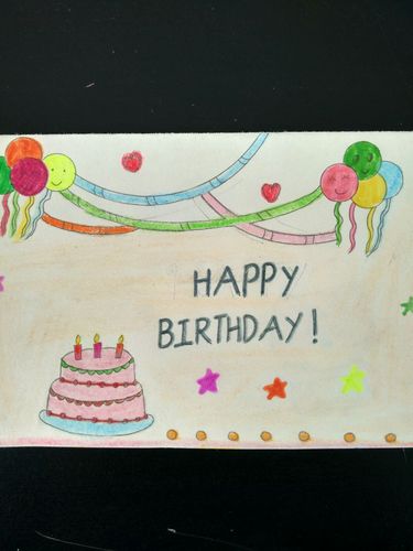 小学生生日英语贺卡 小学生生日贺卡