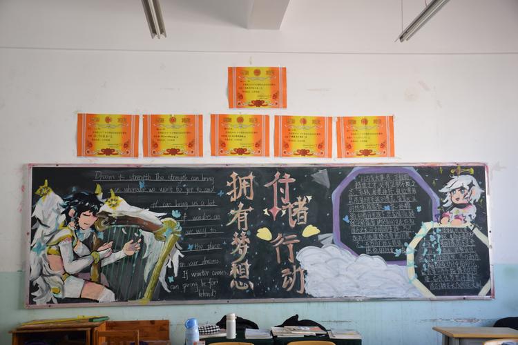 12月该画的黑板报 画黑板报图片素材
