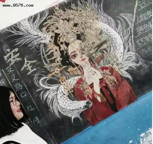 个性简约水粉黑板报 水粉黑板报图片大全