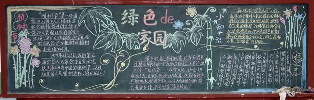 绿色环保城市黑板报 环保的黑板报图片素材