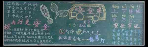 摩托车黑板报 黑板报图片大全