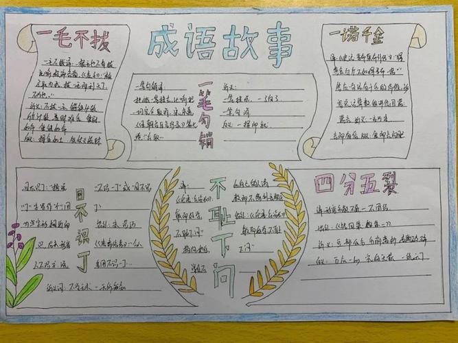 数字成语手抄报 成语手抄报