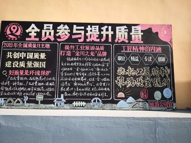 质量月工厂黑板报 5月黑板报图片大全