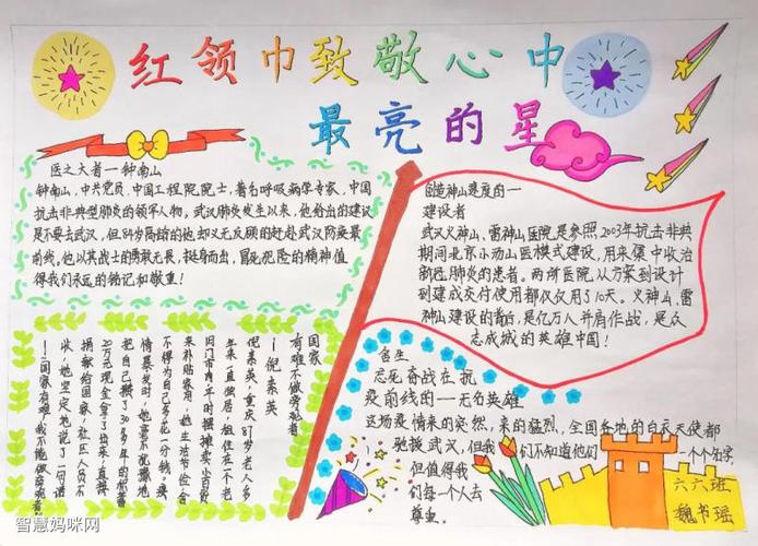 致敬最美的星星手抄报 最美的手抄报