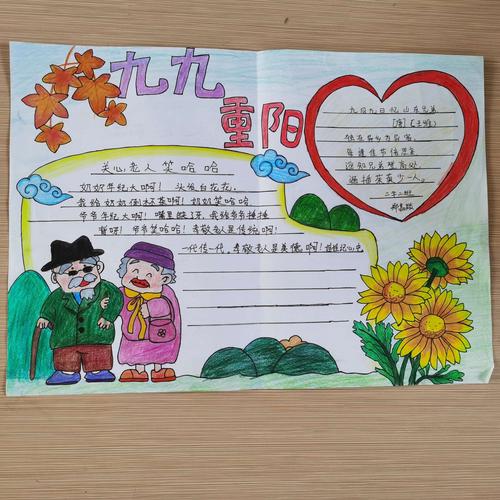 腊八节和重阳节的手抄报 重阳节的手抄报