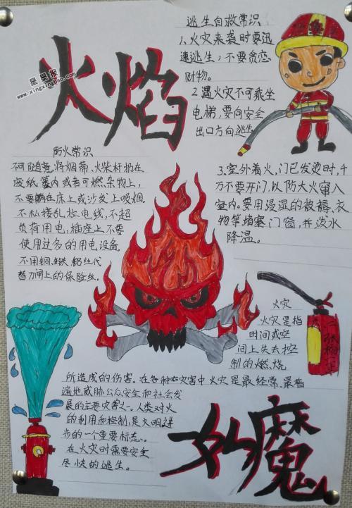 纪念512安全警示教育手抄报 教育安全手抄报