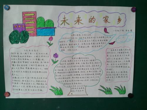 画一幅未来的手抄报 未来的家乡手抄报