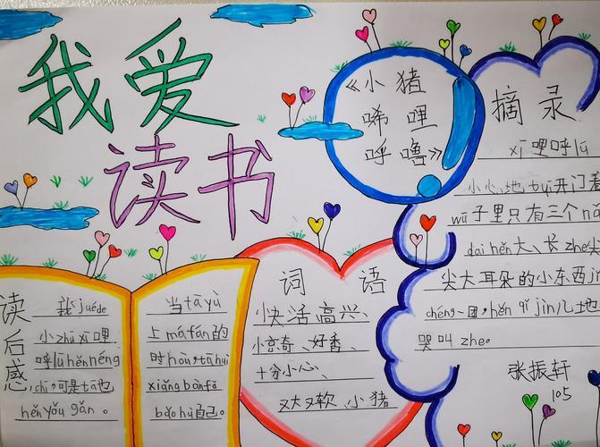 一年级学阅读手抄报 一年级学生手抄报