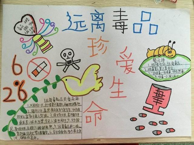 关于武汉防毒的手抄报 禁毒的手抄报