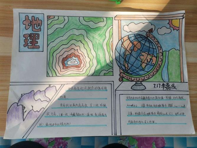 地理知识点的手抄报 简单一点的手抄报