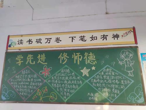感恩师德主题黑板报 主题黑板报图片大全