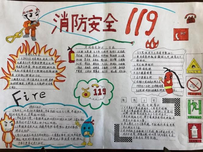 为消防主题的手抄报 消防主题手抄报