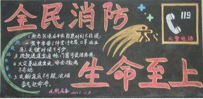 关于校园防火黑板报 森林防火黑板报图片大全