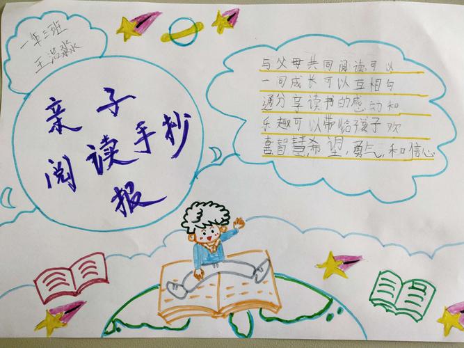 亲子阅读好处的手抄报 亲子阅读手抄报