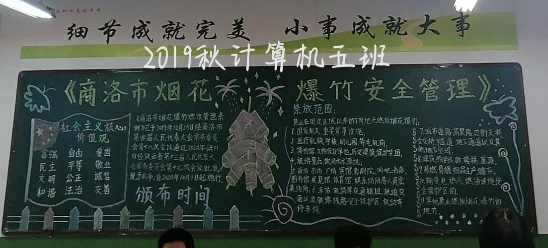 烟花爆竹安全教育黑板报 安全教育黑板报图片大全